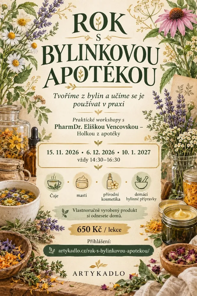 Plakát – Rok s bylinkovou apotékou